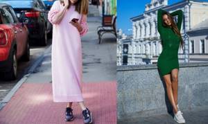Fashionable knitted and knitted dresses for autumn-winter 2020 photos