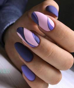 Fashionable blue! Nail designs 2020 