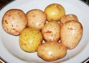 New potatoes are very tender