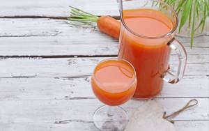 Carrot juice as a coloring