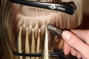 Наращивание волос ультразвуком