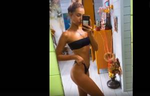 Nastya Stetsevyat boasts of her thinner figure