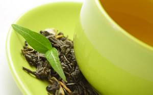 Насыщенный зеленый чай с имбирем
