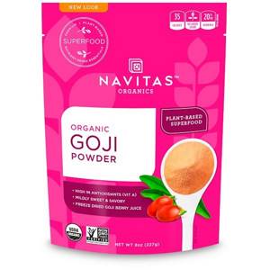 Navitas Organics, Organic, Goji Berry Powder, 8 oz. (227 g) 