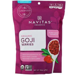 Navitas Organics, Organic Goji Berries, 16 oz. (454 g) 