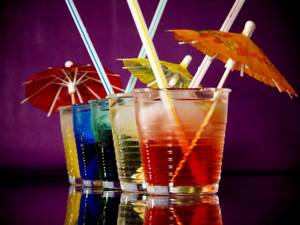Several cocktails