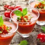 Incredibly delicious tomato soup Gazpacho. Recipe 