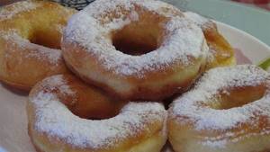 tender donuts in a frying pan