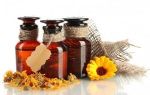 Medicinal marigolds and oils