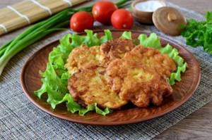 Minced chicken pancakes - What to cook with minced chicken