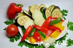 Vegetables on the grill step by step recipe. Baked vegetables on the grill 