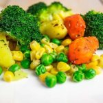 vegetables with chicken breast