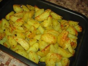 Печёная картошка в духовке