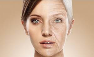 first signs of facial skin aging