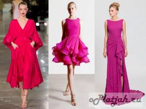 Платья 2017 розовые, фото, модные тенденции