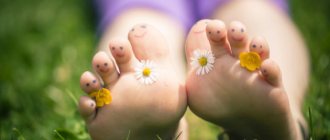 Why should children go barefoot?