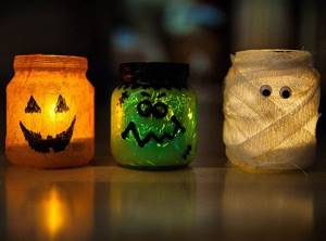 Glass Jar Crafts for Halloween