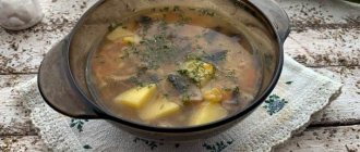 Постный гороховый суп с шампиньонами