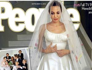 Появились первые фото со свадьбы Анджелины Джоли и Брэда Питта