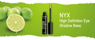 Профессоинальная база под тени NYX Professional Makeup High Definition Eye Shadow Base