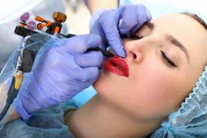 Contraindications to permanent lip makeup