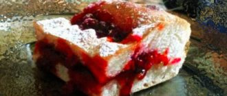Recipe: Yeast pie with lingonberries