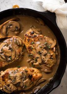 chicken with mushrooms recipe