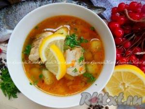 Pike fish soup