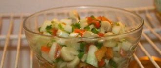 Салат с грибами без майонеза
