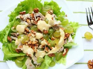 chicken and nut salad recipe with photos