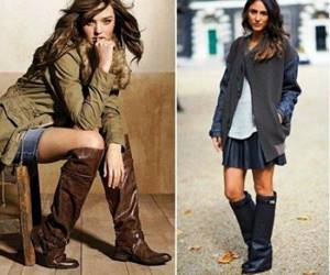 What to wear with tube boots without heels. Clothes combinations 