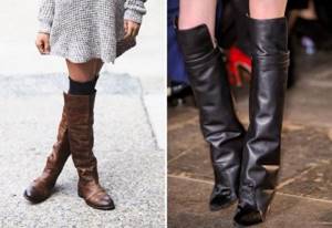 What to wear with tube boots without heels. Clothing combinations 14 