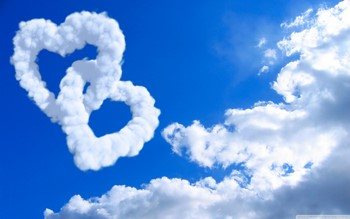 Hearts from the clouds