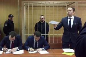 Sergei Zhorin in the courtroom