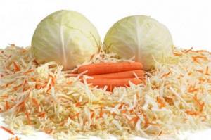 How much salt do you need when pickling cabbage per 1 kg?