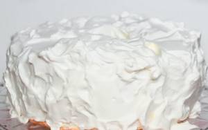 Sour cream and cream impregnation for cake