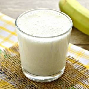 Oatmeal and banana smoothie - recipe with photo