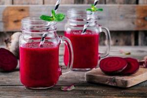Smoothie with beets and ginger for weight loss and cleansing the body - recipes