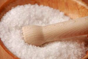Salt contains chlorine