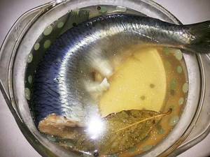 Salted herring in brine - 5 recipes for cooking at home, stage 4