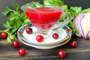 cranberry sauce for meat recipe with orange and onion