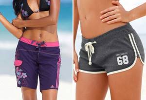 спортивные пляжные шорты