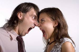 Quarrel with someone close to you
