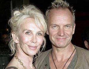 Sting with his wife Trudy