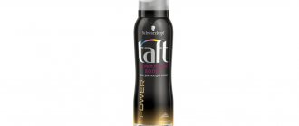 Taft Power Hair strengthening mega fixation
