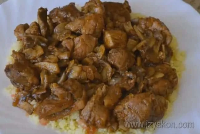 This turkey goulash can be served with any side dish.