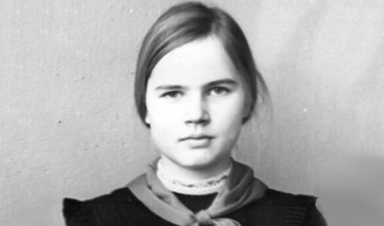 Tatyana Golikova in childhood