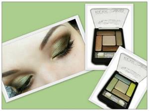 Shadows for green eyes and fair skin. Makeup for green-eyed blondes 