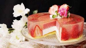 Jelly cake with cookies without baking: recipe with photo