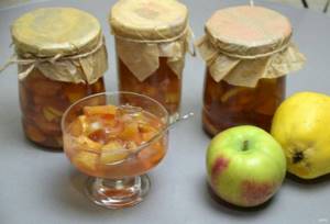 quince jam - the most delicious recipe with apples